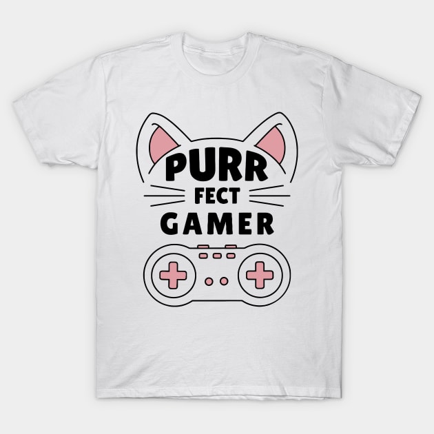 PURR-fect gamer T-Shirt by XYDstore